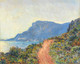 La Corniche Near Monaco By Claude Monet (PRT_7938) - Canvas Art Print - 35in X 28in