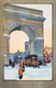 Washington Arch At Winter Twilight (1914) From Art Lovers New York Postcard By Rachael Robinson Elmer (PRT_8098) - Canvas Art Print - 15in X 24in