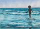 A journey back to childhood (ART_231_56254) - Handpainted Art Painting - 11in X 15in