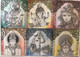 Gods & Goddesses  (ART_8018_56252) - Handpainted Art Painting - 28in X 20in