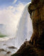 Underneath Niagara Falls 1862 By Ferdinand Richardt (PRT_8298) - Canvas Art Print - 18in X 23in