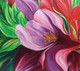 Single flower (ART_8034_56474) - Handpainted Art Painting - 8in X 8in