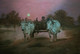 The Bullock cart (ART_7141_56456) - Handpainted Art Painting - 27in X 20in