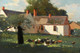 Farmyard Scene By Winslow Homer (PRT_8321) - Canvas Art Print - 43in X 28in