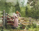 Feeding Time (1878) By Winslow Homer (PRT_8323) - Canvas Art Print - 36in X 28in