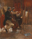 The Studio (1867) By Winslow Homer (PRT_8356) - Canvas Art Print - 18in X 22in