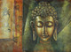 Buddha Face 5 By RA Arts  (PRT_8372) - Canvas Art Print - 31in X 23in