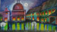 The Stadhuys Town Hall of Malacca in 1600s. (ART_8057_57083) - Handpainted Art Painting - 20in X 12in