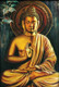 Meditating Lord Buddha (ARTOHOLIC) (ART_3319_57112) - Handpainted Art Painting - 48in X 24in