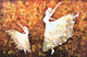 Dancing fairy painting  (ART_6706_57018) - Handpainted Art Painting - 52in X 32in