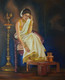 Ethnic shades (ART_1304_57505) - Handpainted Art Painting - 18in X 22in