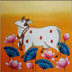 Pichwai Art (ART_2668_57460) - Handpainted Art Painting - 15in X 15in