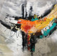 Abstract Art (ART_2668_57392) - Handpainted Art Painting - 12in X 12in