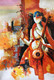 Lord narad painting  (ART_6706_58019) - Handpainted Art Painting - 24in X 36in
