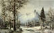 Snowy Scenery (ARTOHOLIC) (ART_3319_57917) - Handpainted Art Painting - 36in X 24in