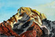 Closest Peek of the Highest Peak  (ART_5998_57698) - Handpainted Art Painting - 5in X 8in