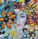 Spring Is Here (ART_6584_58217) - Handpainted Art Painting - 18in X 18in