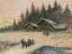 Winter Scene With Troika By Konstantin Alexeevich Korovin (PRT_8497) - Canvas Art Print - 26in X 19in