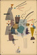 Gew√§rmtes K√ºhl (Warmed Cool) (1924) By Wassily Kandinsky (PRT_8655) - Canvas Art Print - 15in X 22in