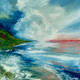 A World for You (ART_6676_58415) - Handpainted Art Painting - 12in X 12in
