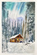 Snowscape (ART_8127_58387) - Handpainted Art Painting - 8in X 12in