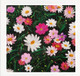 Blissful flowers (ART_6989_58351) - Handpainted Art Painting - 16in X 16in