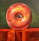 Realistic Apple  Art (ARTOHOLIC) (ART_3319_58299) - Handpainted Art Painting - 24in X 24in