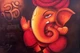 Lord ganesha-02 (ARTOHOLIC) (ART_3319_58293) - Handpainted Art Painting - 36in X 24in