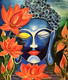 Budha (PRT_7624_58283) - Canvas Art Print - 15in X 12in