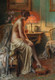 A Lady In The Boudoir By Delphin Enjolras (PRT_9025) - Canvas Art Print - 24in X 34in