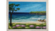 Seaside view (ART_8152_58655) - Handpainted Art Painting - 12in X 16in