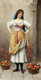 The Market Girl (1900) By Eugen Von Blaas (PRT_9427) - Canvas Art Print - 14in X 26in