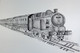 Vintage Train NEW (ART_3343_58873) - Handpainted Art Painting - 22 in X 15in