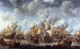 The Battle Of Terheide (1653) By Jan Abrahamsz Beerstraaten (PRT_9572) - Canvas Art Print - 33in X 21in