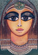 Egyptian Beauty (PRT_8079_59221) - Canvas Art Print - 11in X 16in