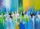 Reflection (ART_8207_59046) - Handpainted Art Painting - 48in X 36in