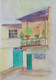 Nostalgic in watercolors  (ART_8183_58993) - Handpainted Art Painting - 11in X 16in