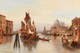 Venetian Scene (1879) By Karl Kaufmann (PRT_9627) - Canvas Art Print - 25in X 17in