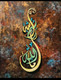 Bismillah (urdu calligraphy) (ART_8222_59327) - Handpainted Art Painting - 24in X 36in