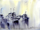SHIP (ART_8195_59019) - Handpainted Art Painting - 11in X 16in