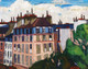 Rooftops, Paris By Henry Lyman Sayen (PRT_9755) - Canvas Art Print - 29in X 23in