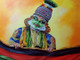 Kathakali (ART_960_59475) - Handpainted Art Painting - 48in X 36in