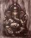 Ganesha (ART_3512_59549) - Handpainted Art Painting - 20in X 30in