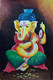 Lord Ganapati01 - 24in X 36in,RAJMER43_2436,Acrylic Colors,God,Ganesha,Vakratunda,Vinayak,Bappa,Jai Ganesh ji  - Buy Paintings online in India
