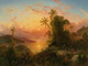 Costa De La Guaira A La Caida Del Sol (1874) By Ferdinand Bellermann (PRT_9932) - Canvas Art Print - 26in X 19in