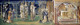 Quest For The Holy Grail Study For The Attainment (1894) By Sir Edward Burne Jones (PRT_9940) - Canvas Art Print - 23in X 8in