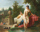 David And Bathsheba (1770) By Louis Jean Fran√ßois Lagren√©e (PRT_10017) - Canvas Art Print - 22in X 17in