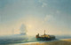 Fishermen At Dawn, Naples (1843) By Ivan Konstantinovich Aivazovsky (PRT_10029) - Canvas Art Print - 26in X 17in