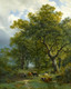 A Wooded Path (1833) By Barend Cornelis Koekkoek (PRT_10079) - Canvas Art Print - 20in X 25in