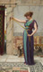 A Pompeian Lady (1891) By John William Godward (PRT_10145) - Canvas Art Print - 19in X 31in